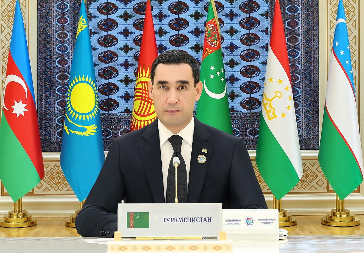 Türkmenistanyň Prezidenti Serdar Berdimuhamedowyň Merkezi Aziýa ýurtlarynyň we Azerbaýjan Respublikasynyň döwlet Baştutanlarynyň sekizinji konsultatiw duşuşygyndaky ÇYKYŞY
